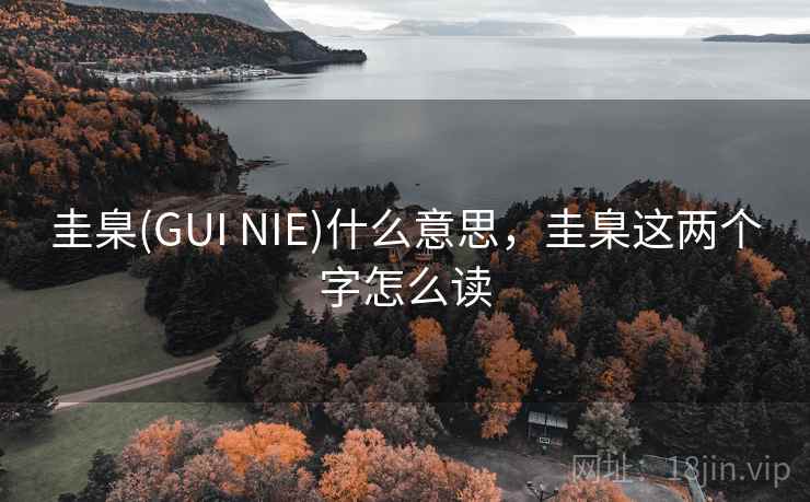圭臬(GUI NIE)什么意思，圭臬这两个字怎么读