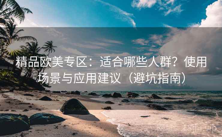 精品欧美专区：适合哪些人群？使用场景与应用建议（避坑指南）